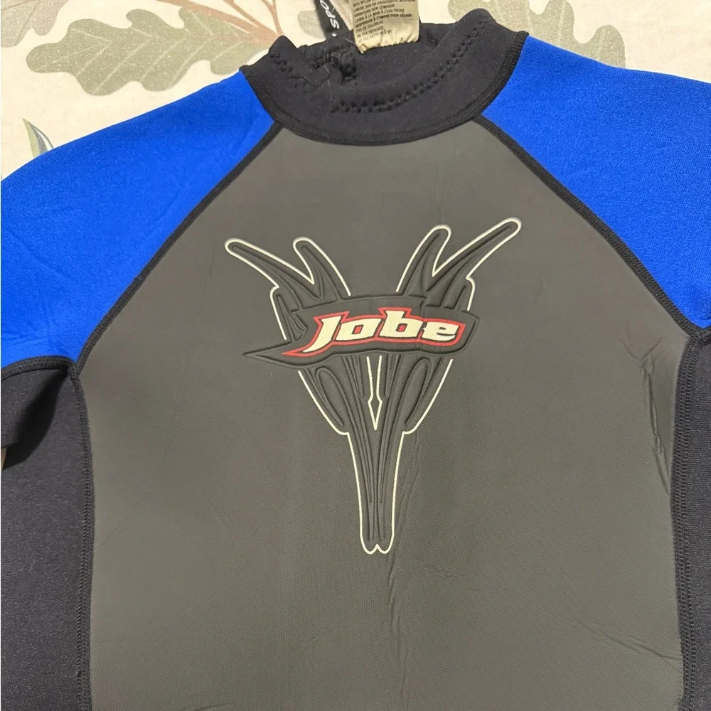 Kids Swim Rashguard - Blue and Black - Picture 2 of 4
